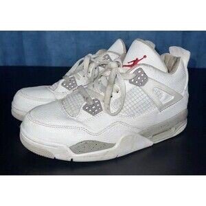 Nike Air Jordan 4 White Oreo 2021 Size 7 136013-669 OG IV Retro Cement